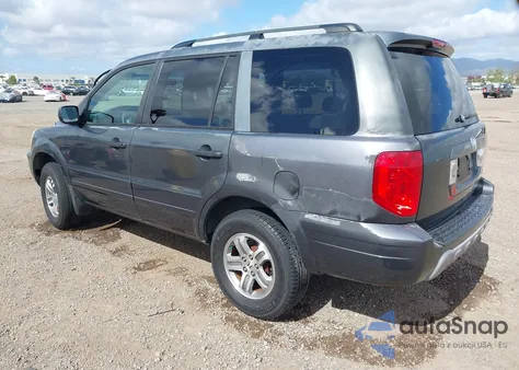 2005 Honda Pilot Ex из США, поврежденный, VIN 2HKYF18485H518186